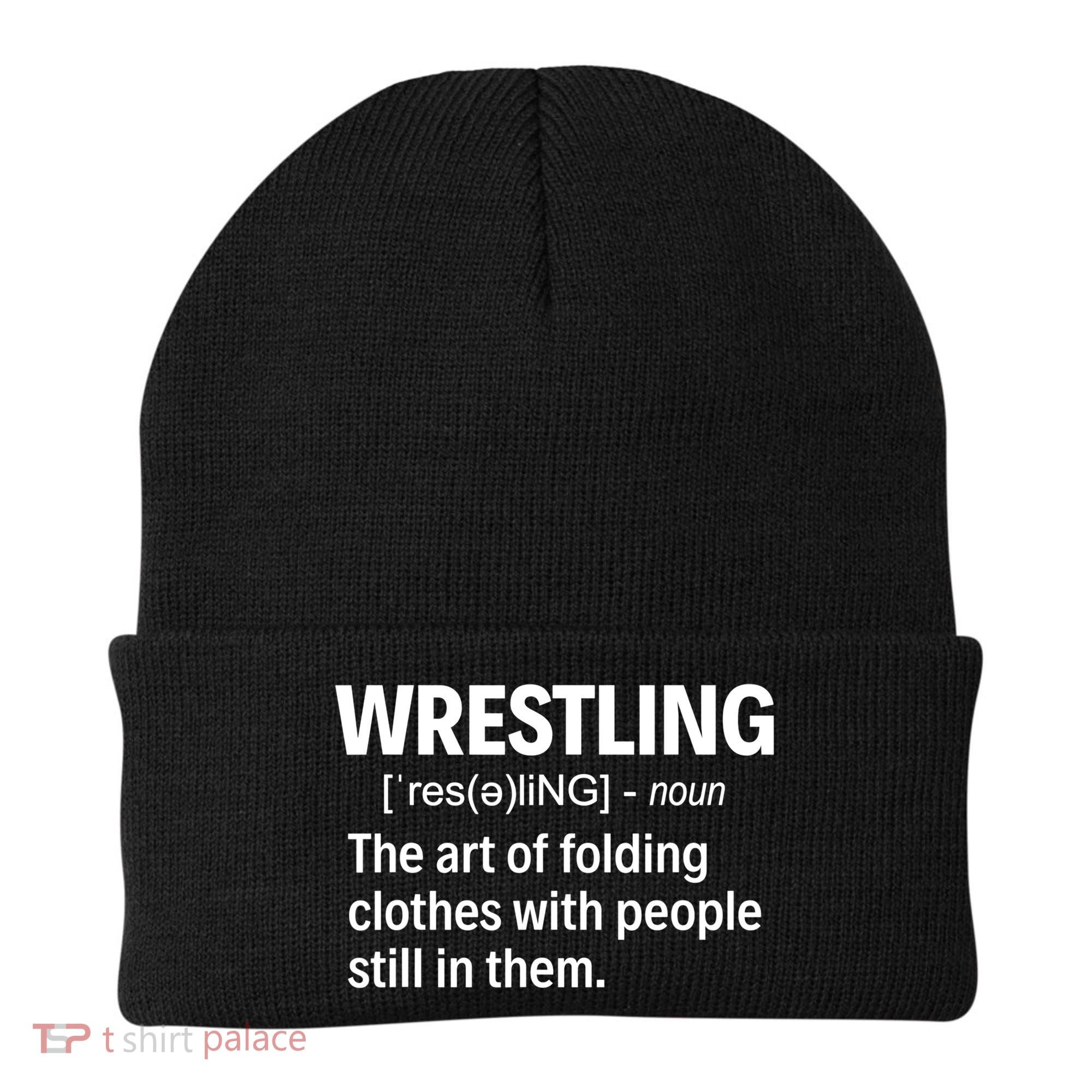 Wrestling Definition TShirt Beanie