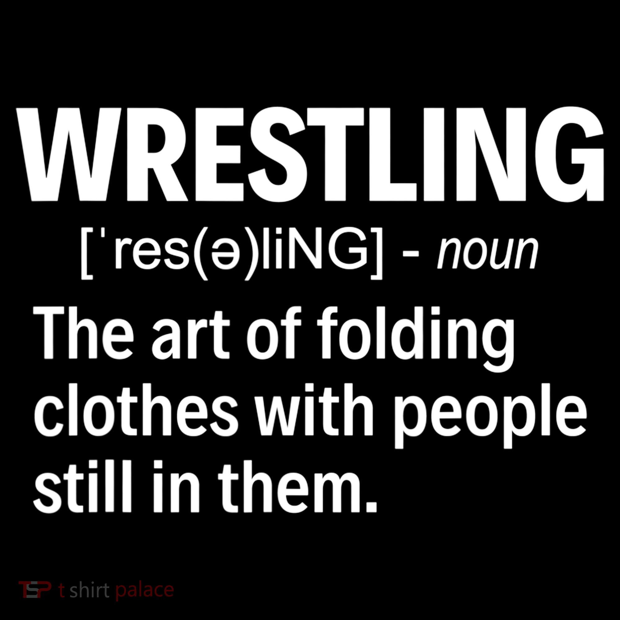 Wrestling Definition TShirt Mousepad
