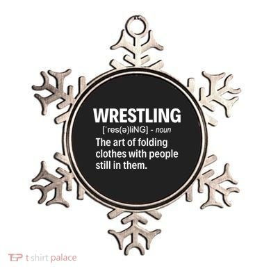 Wrestling Definition TShirt Ornament