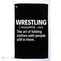Wrestling Definition TShirt Golf Towel thumb 0