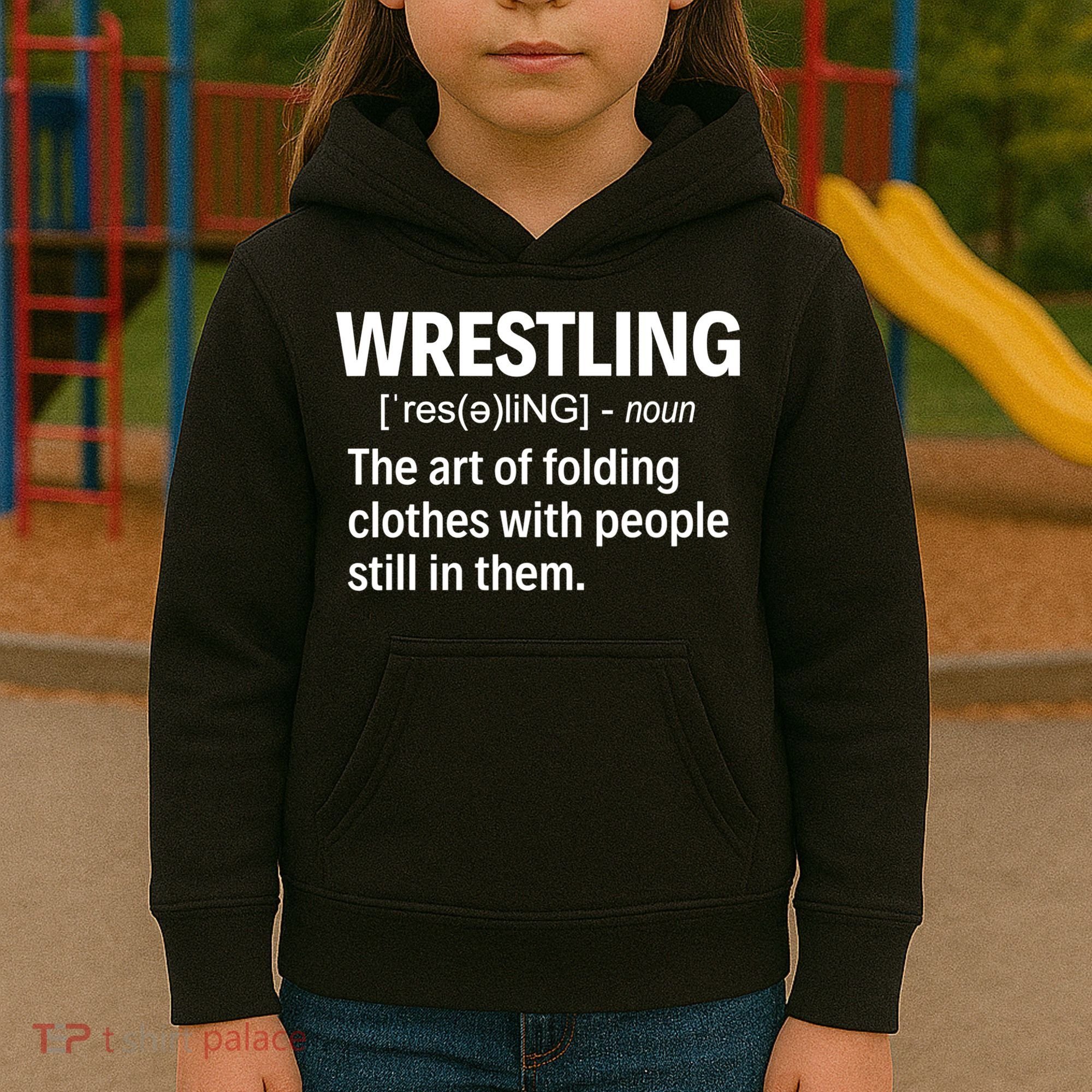 Wrestling Definition TShirt Kids Hoodie
