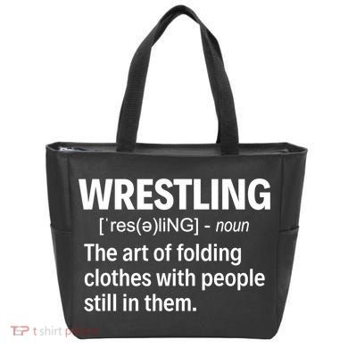 Wrestling Definition TShirt Tote Bag