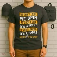 We Dont Twirl We Spin And Yes Its A Sport Color Guard T-Shirt thumb 6