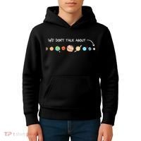 We Don't Talk About Pluto Never Forget Funny Solar System Kids Hoodie thumb 4