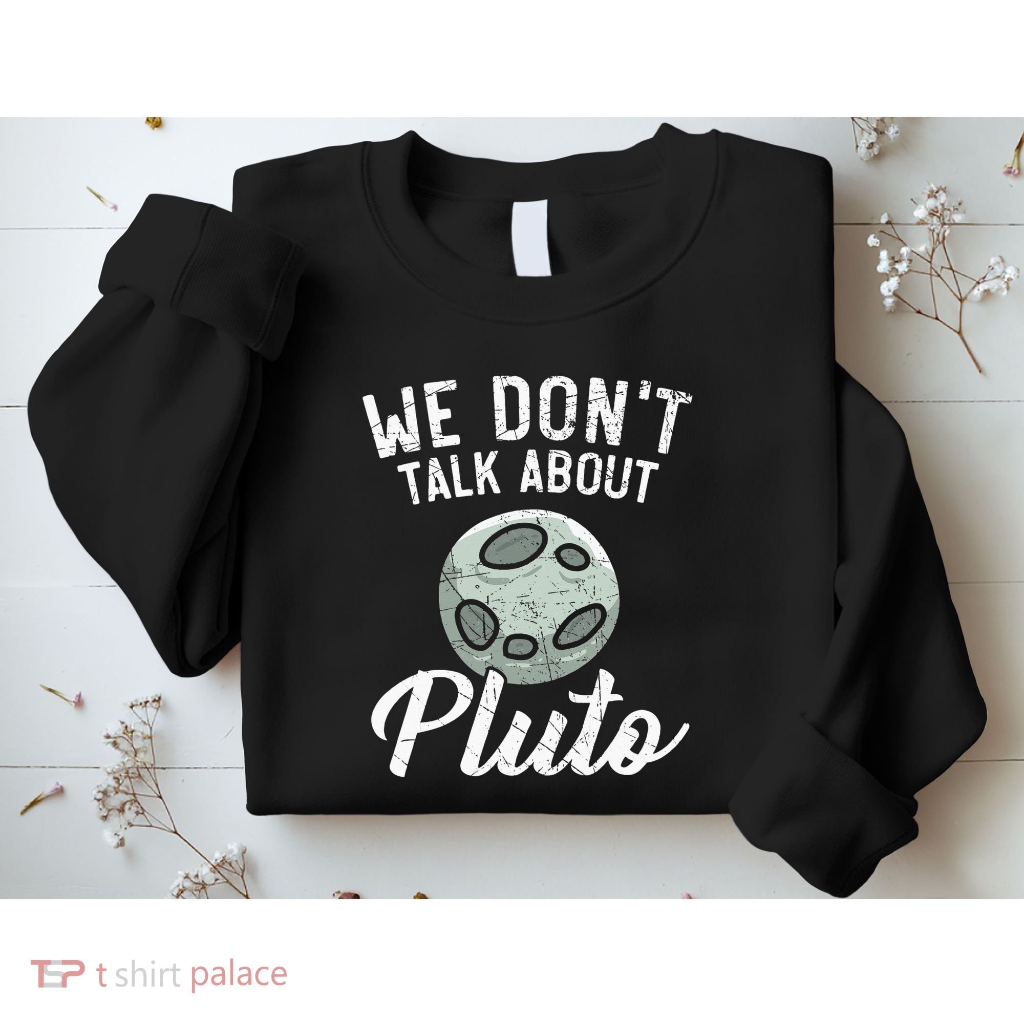 We Don't Talk About Pluto Planets Astronomer Astronomy Sweatshirt