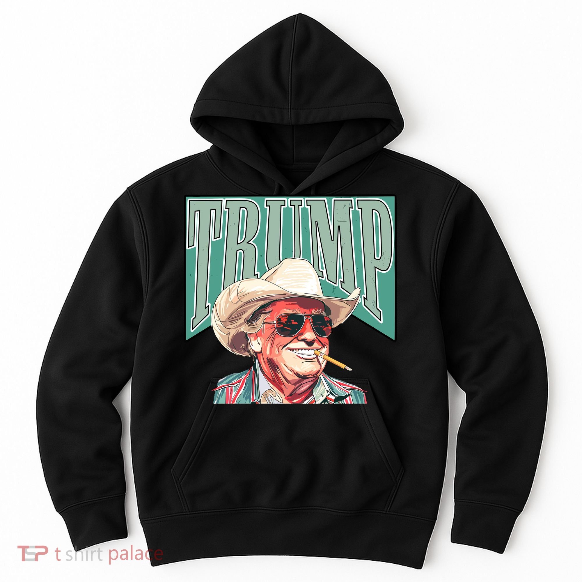 Western Donald Trump Cowboy Maga Hoodie