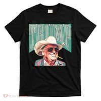 Western Donald Trump Cowboy Maga T-Shirt thumb 0