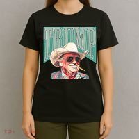 Western Donald Trump Cowboy Maga T-Shirt thumb 4