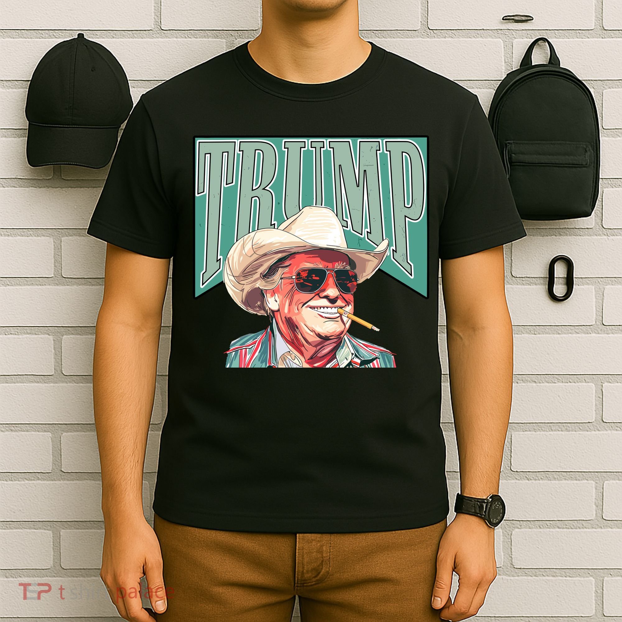 Western Donald Trump Cowboy Maga T-Shirt