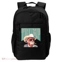 Western Donald Trump Cowboy Maga Backpack thumb 0