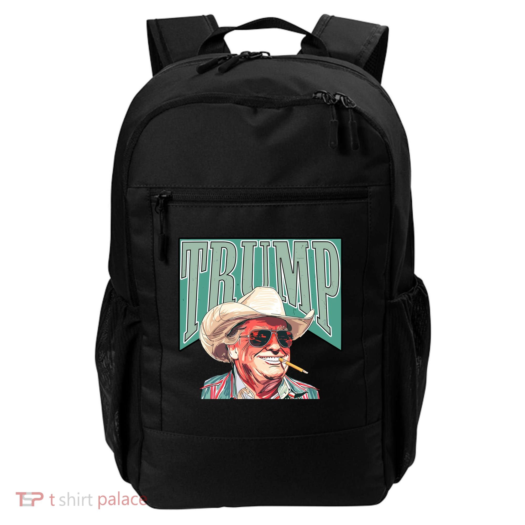 Western Donald Trump Cowboy Maga Backpack