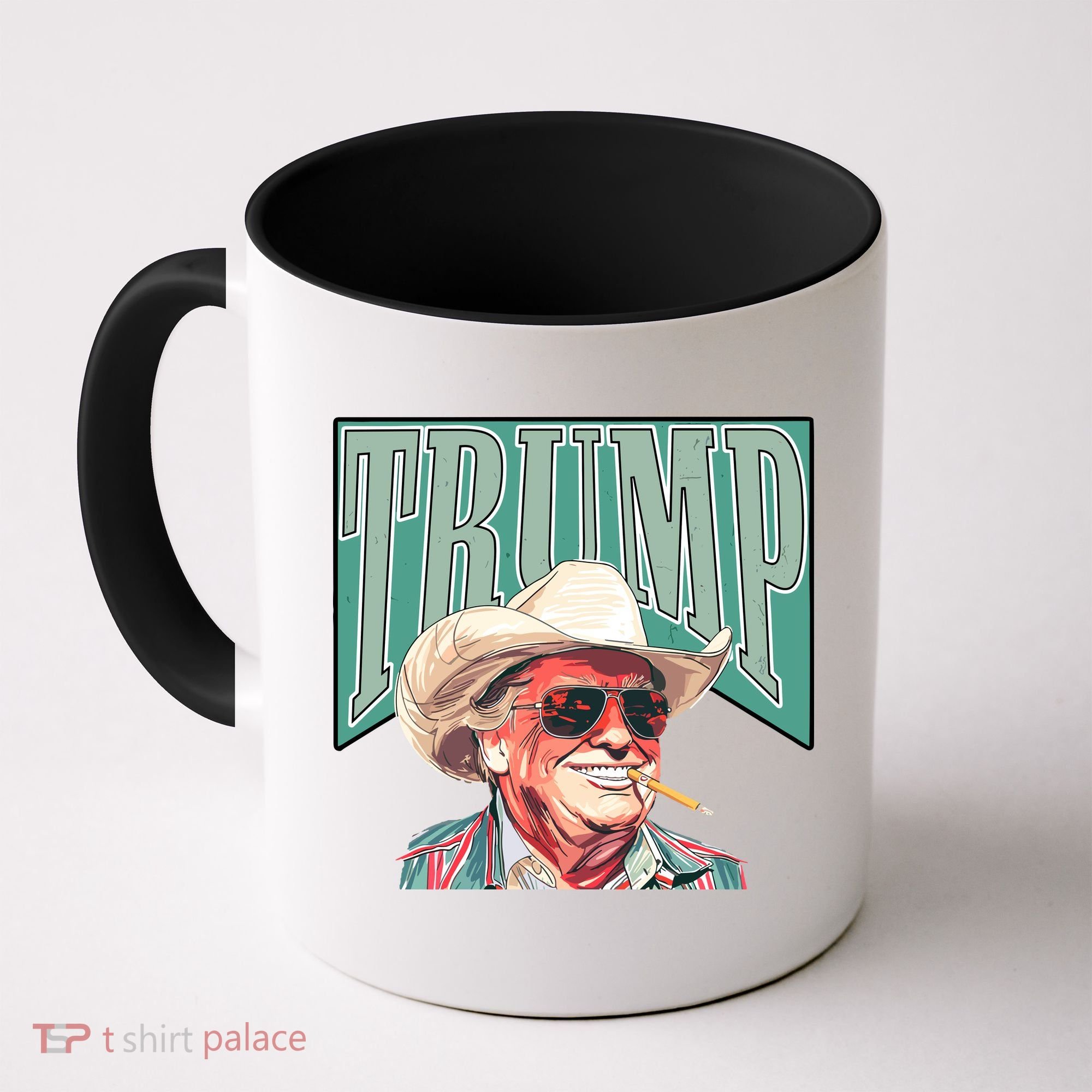 Western Donald Trump Cowboy Maga Coffee Mug