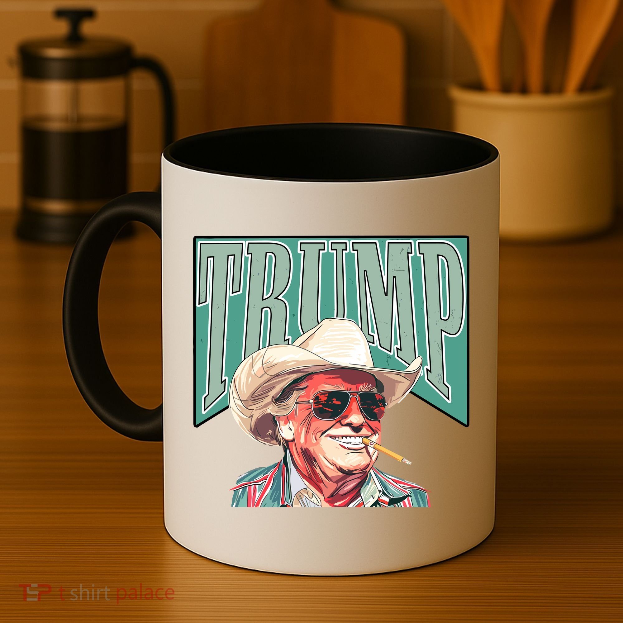Western Donald Trump Cowboy Maga Coffee Mug