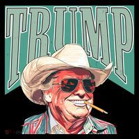 Western Donald Trump Cowboy Maga Coffee Mug thumb 5