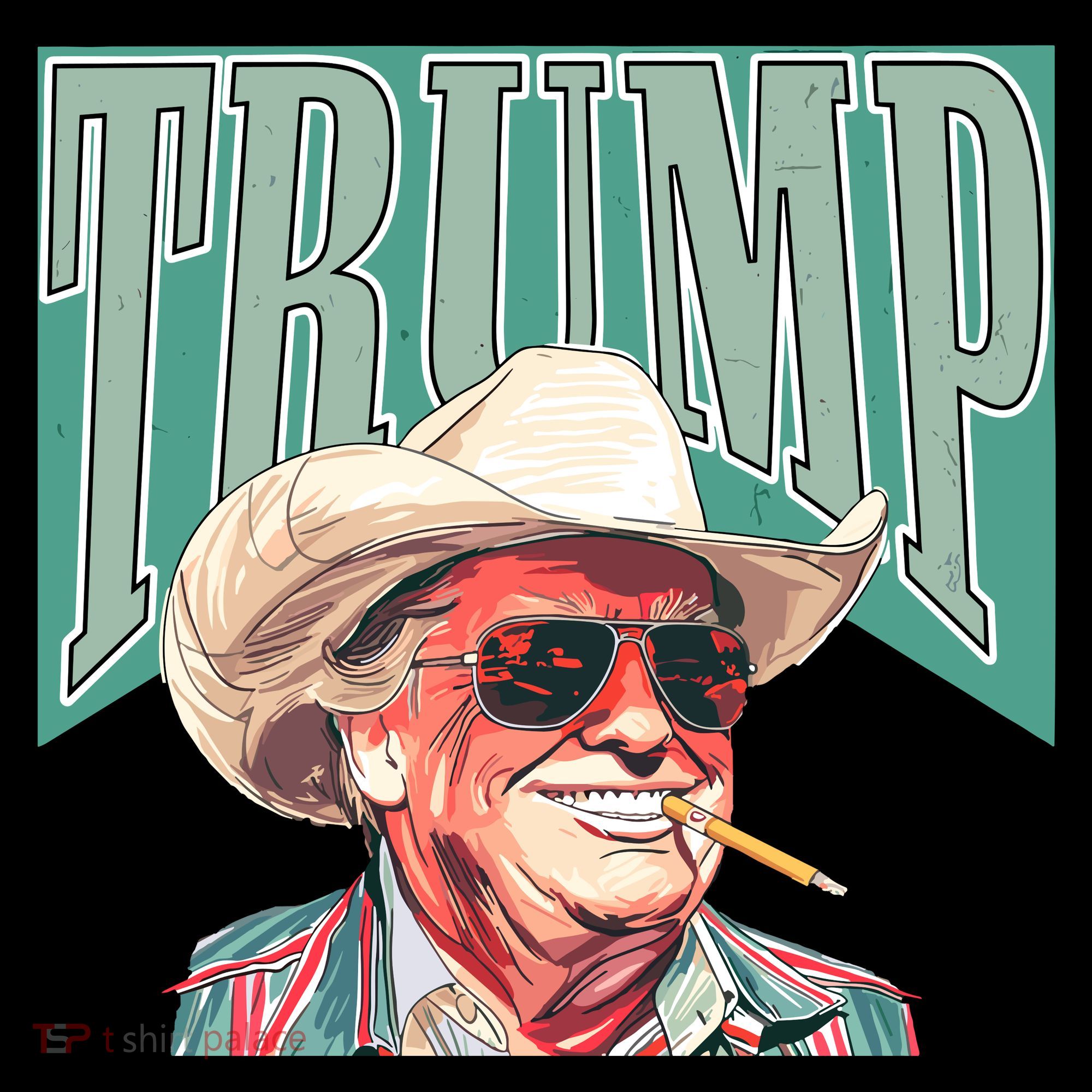 Western Donald Trump Cowboy Maga Coffee Mug