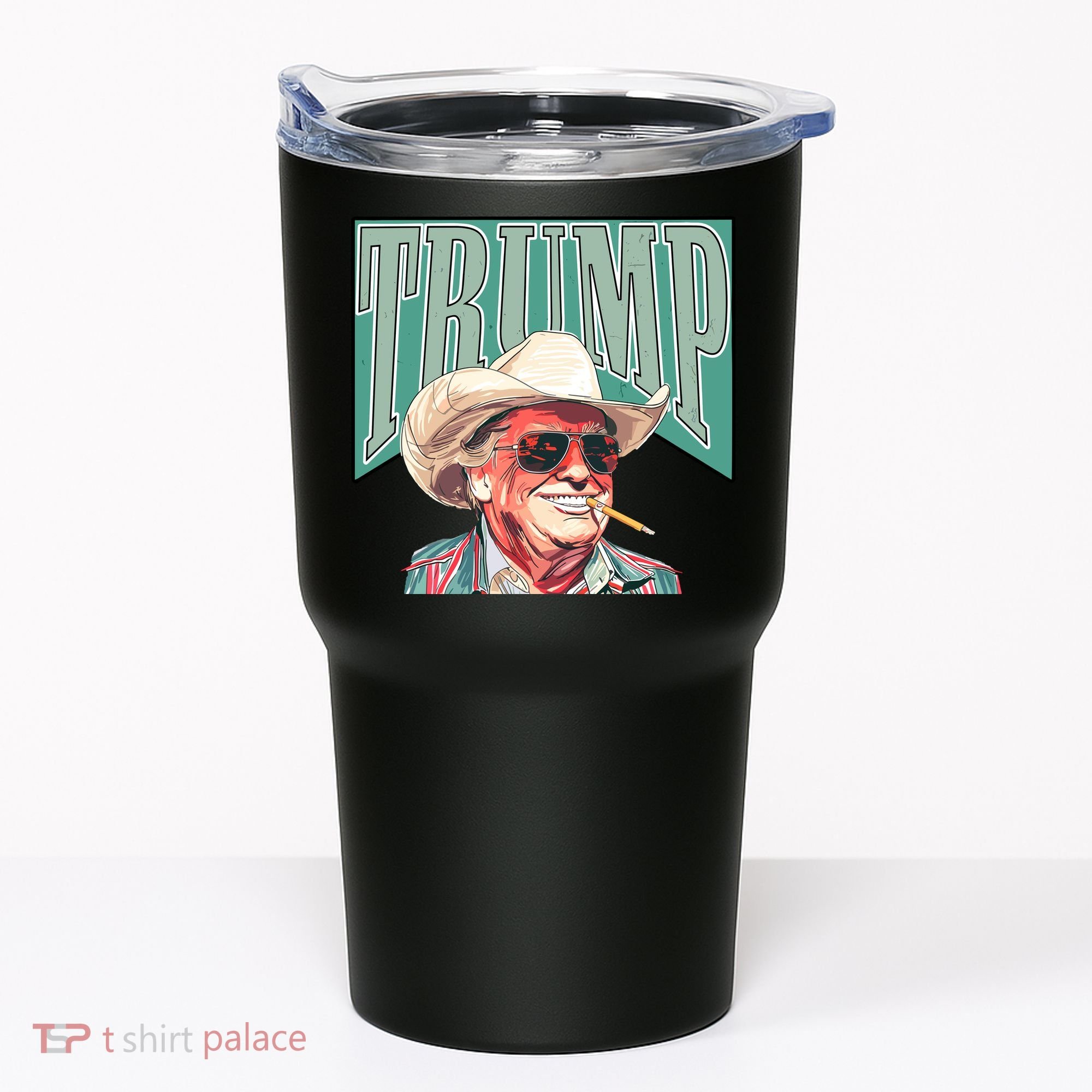 Western Donald Trump Cowboy Maga Tumbler