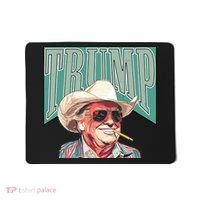 Western Donald Trump Cowboy Maga Mousepad thumb 0