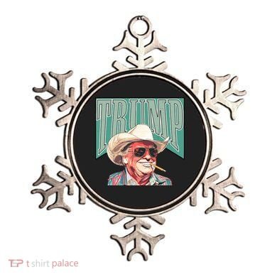 Western Donald Trump Cowboy Maga Ornament