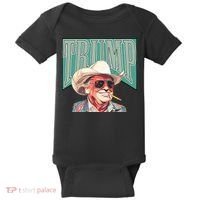 Western Donald Trump Cowboy Maga Baby Bodysuit thumb 0