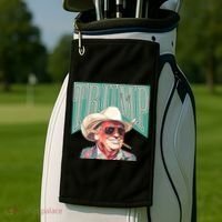 Western Donald Trump Cowboy Maga Golf Towel thumb 2