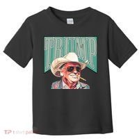 Western Donald Trump Cowboy Maga Toddler T-Shirt thumb 0