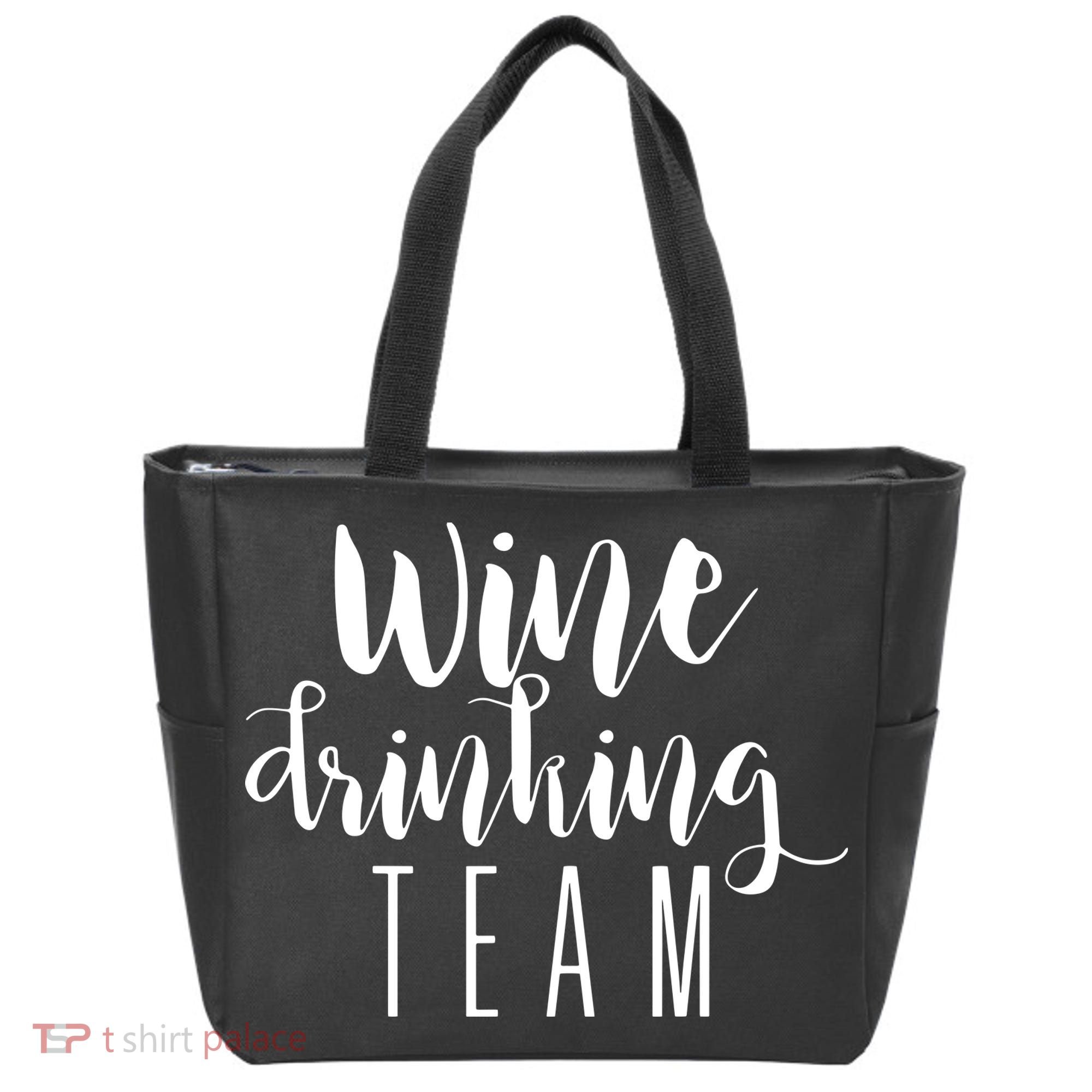 Wine Drinking Team Drinking Festival Drinking Party Tote Bag