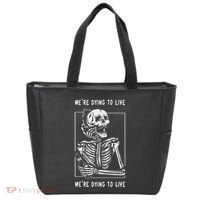 WeRe Dying To Live Damaged Society Strangers Tote Bag thumb 0