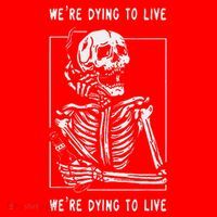 WeRe Dying To Live Damaged Society Strangers Santa Hat thumb 1