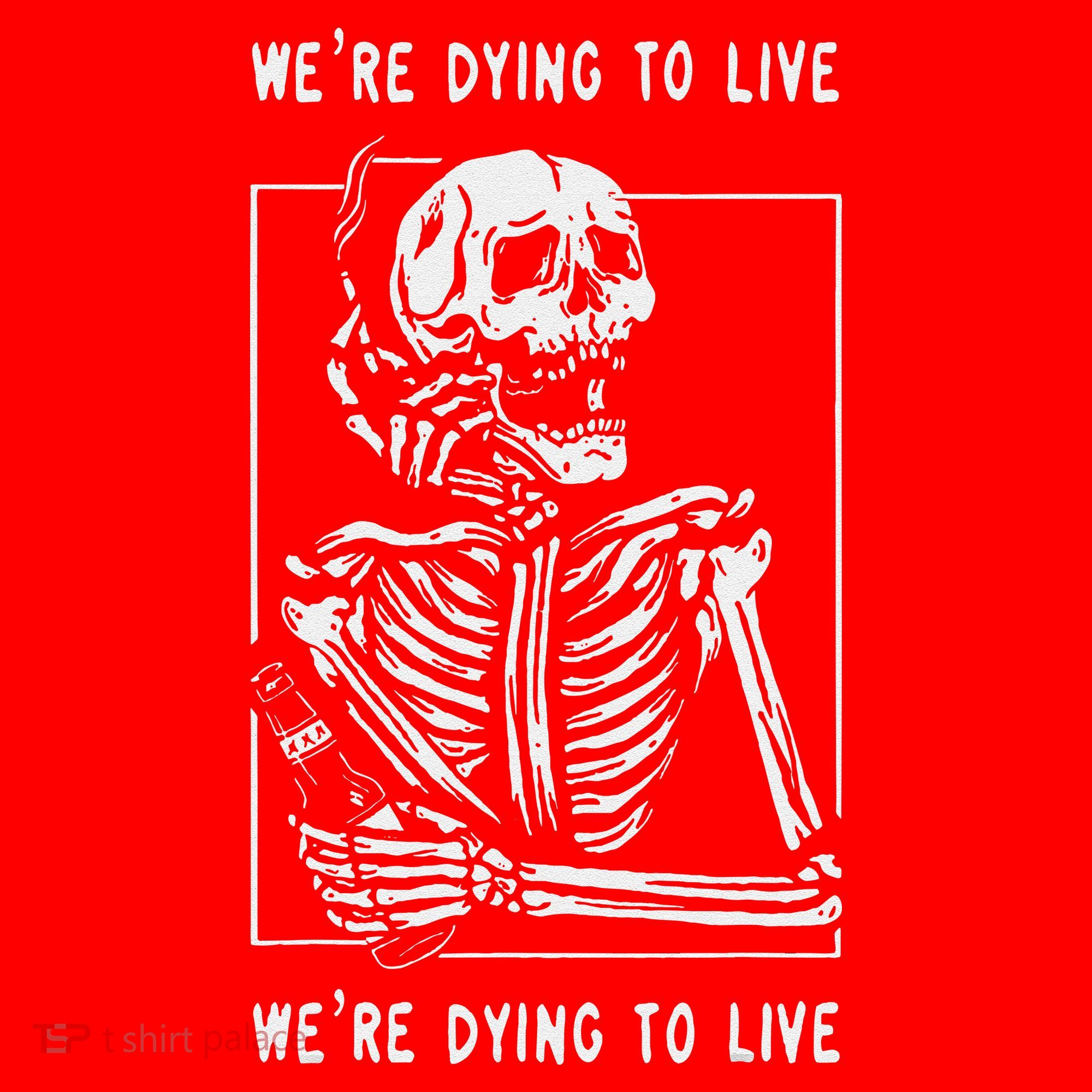 WeRe Dying To Live Damaged Society Strangers Santa Hat