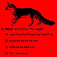 What Does The Fox Say Santa Hat thumb 1