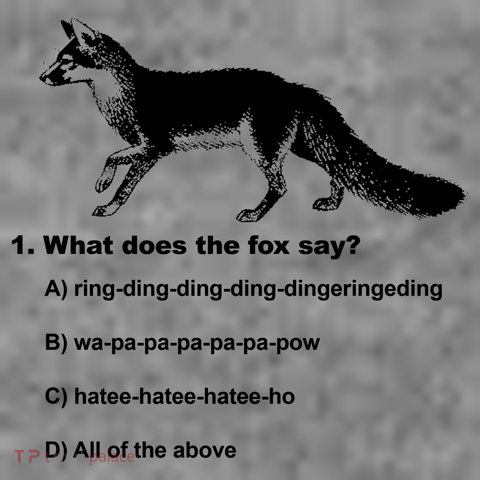 What Does The Fox Say Toddler Hoodie