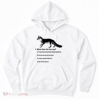 What Does The Fox Say Hoodie thumb 0