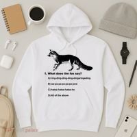 What Does The Fox Say Hoodie thumb 3