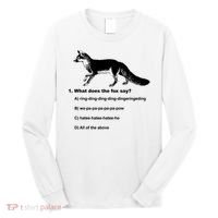 What Does The Fox Say Long Sleeve Shirt thumb 0