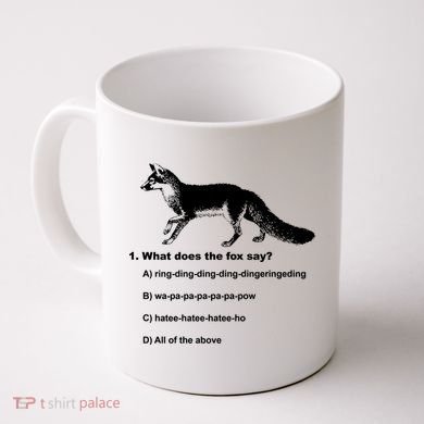 What Does The Fox Say Coffee Mug