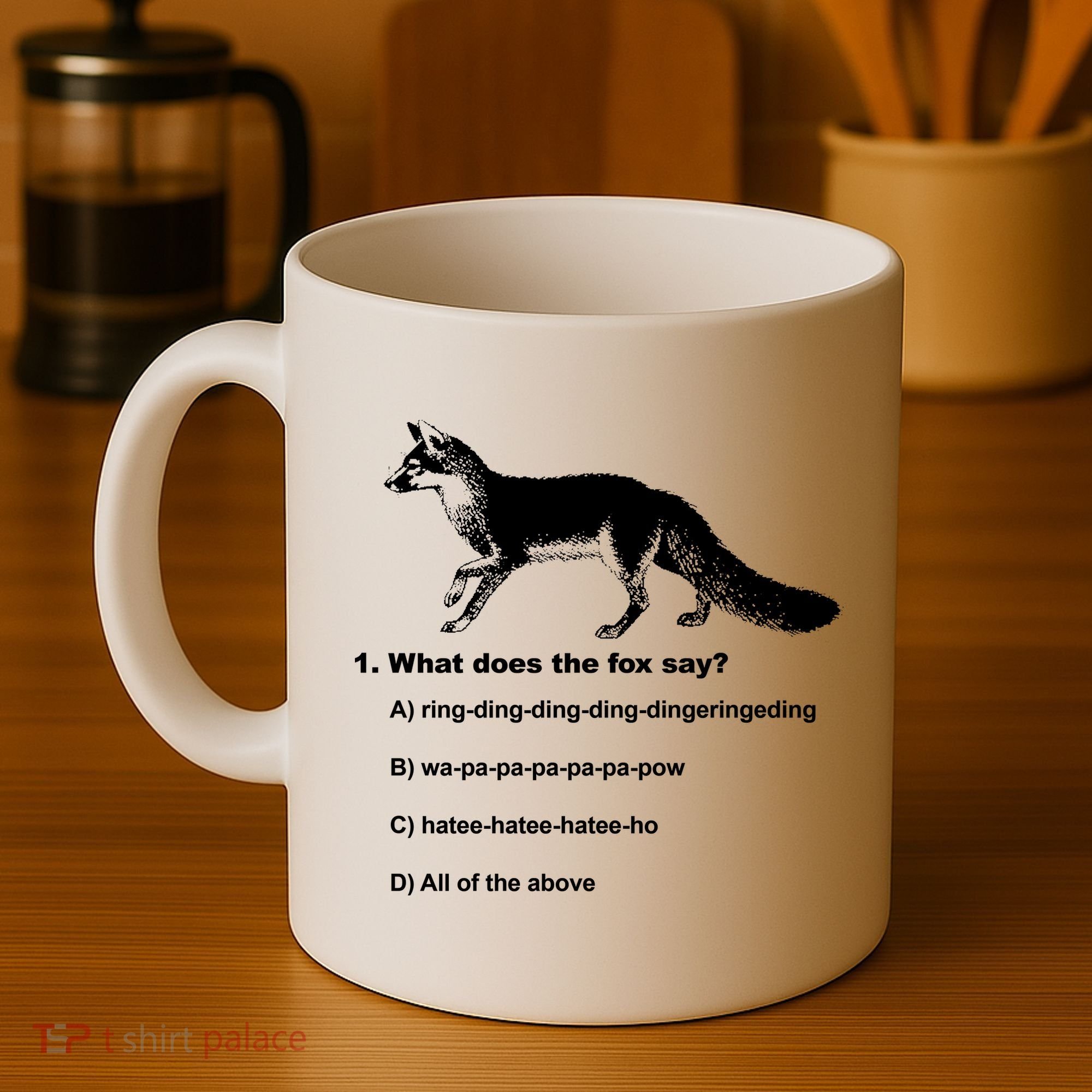 What Does The Fox Say Coffee Mug