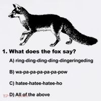 What Does The Fox Say Ornament thumb 1