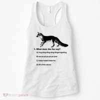 What Does The Fox Say Women's Tank Top thumb 0