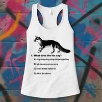 What Does The Fox Say Women's Tank Top thumb 3
