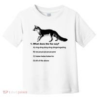 What Does The Fox Say Toddler T-Shirt thumb 0