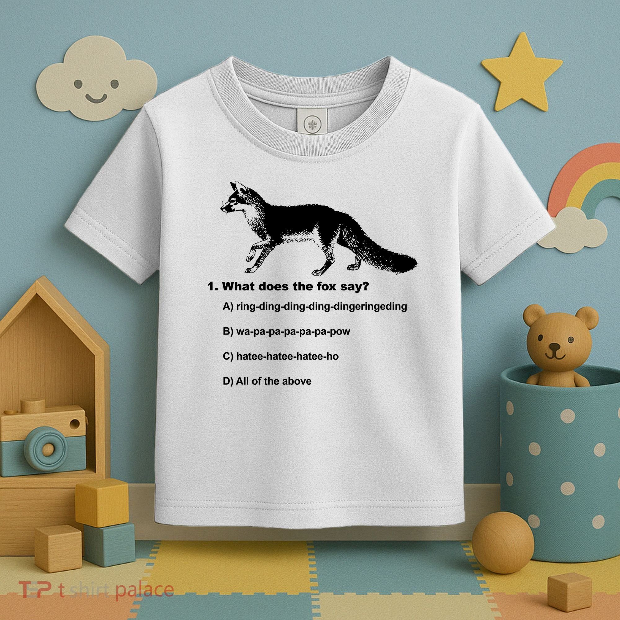 What Does The Fox Say Toddler T-Shirt