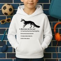 What Does The Fox Say Kids Hoodie thumb 2