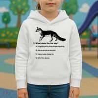 What Does The Fox Say Kids Hoodie thumb 3