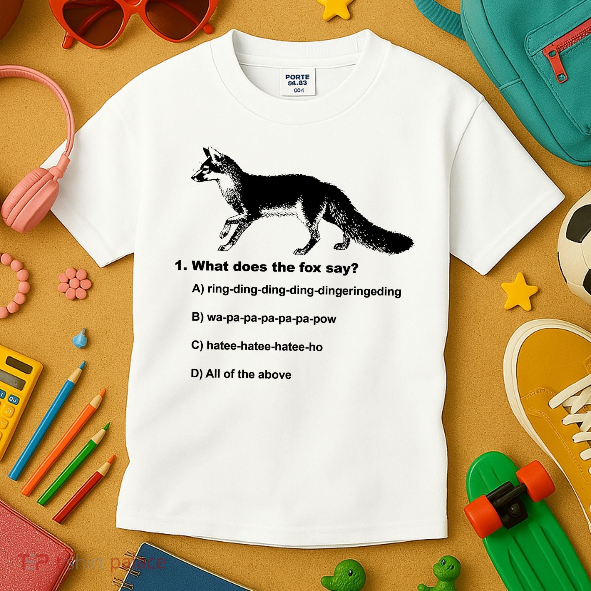 What Does The Fox Say Kids T-Shirt
