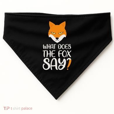 What Does The Fox Design Say USA-Made Doggie Bandana