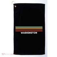 Washington Dc Us Cities Of America Retro Gift Golf Towel thumb 0