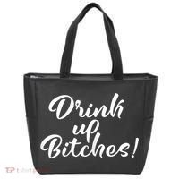 Womens Drink Up Bitches Girls Trip Tote Bag thumb 0