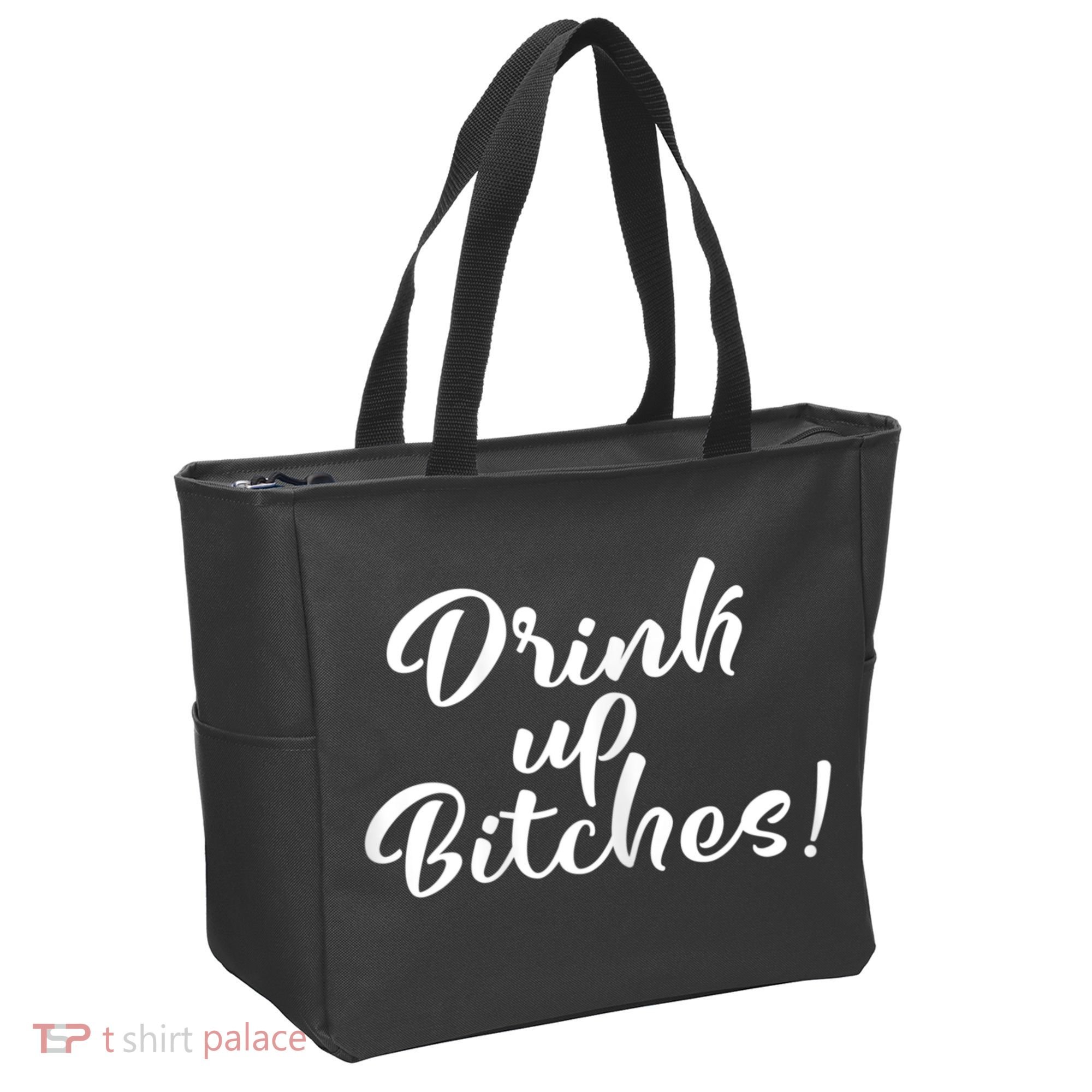 Womens Drink Up Bitches Girls Trip Tote Bag