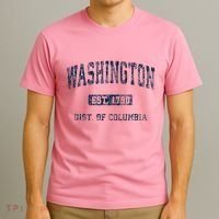 Washington Dc Vintage Athletic Sports T-Shirt thumb 3