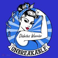 Wo Diabetes Warrior Unbreakable Gift Diabetes Awareness Cute Gift Baby Bodysuit thumb 2